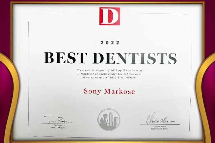 Best dentist Award winner Dentist in Carrollton